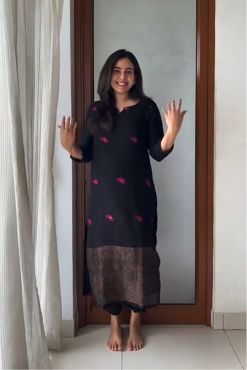 Shop Contemporary Mal-Cotton Kurti Ethnic Sets