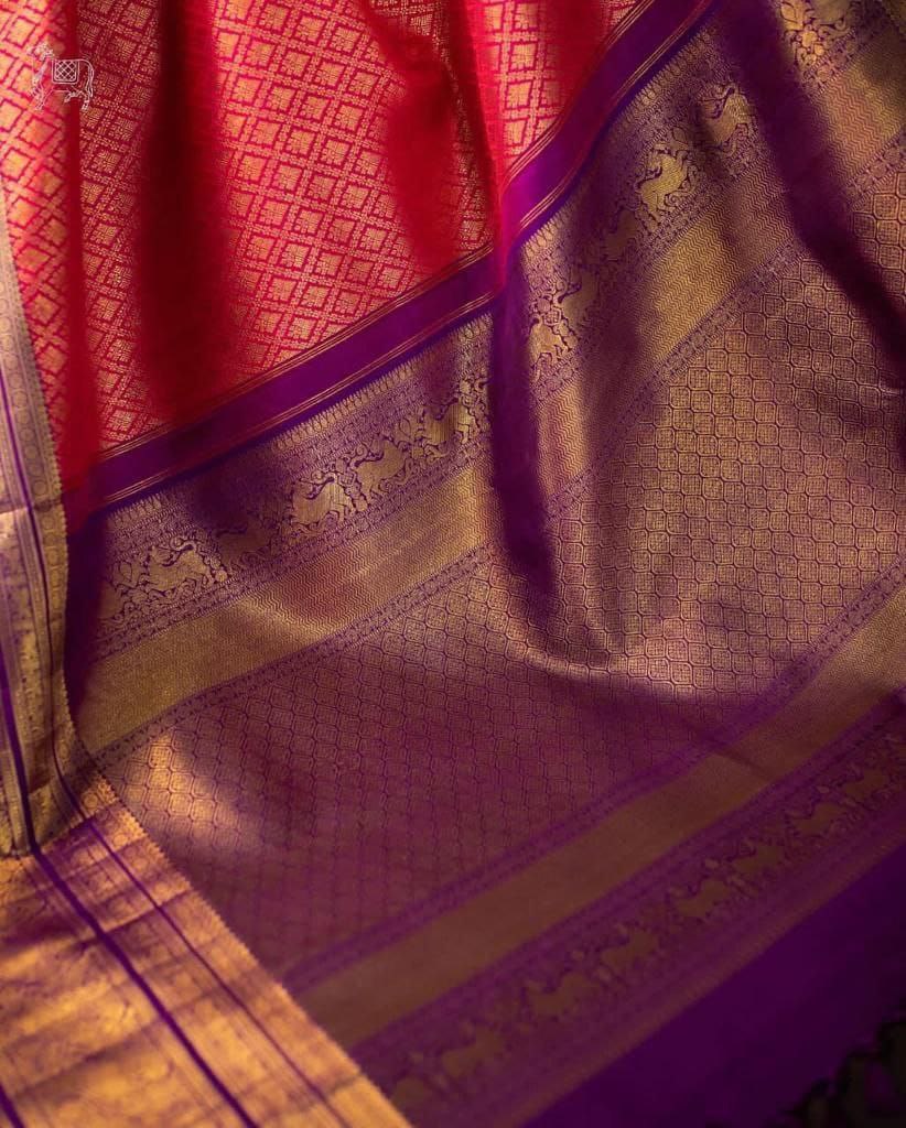 Exquisite Dark Pink Soft Silk Saree With Lovely Blouse Piece