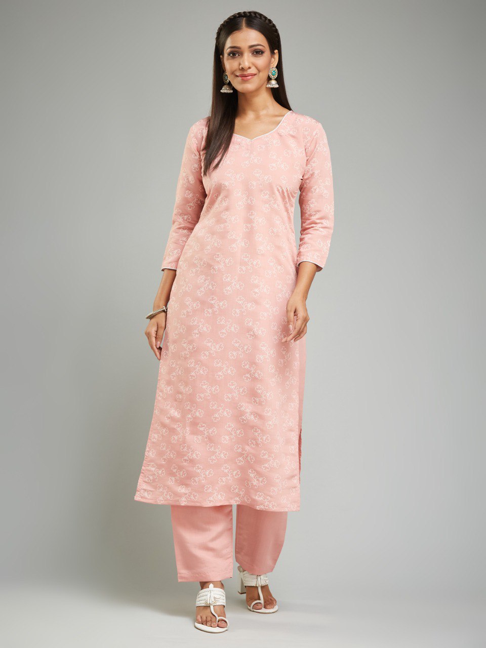 Most Beautiful Designer Kurta Suit Set On Heavy Viscose Fabric With Inner - Sareelystore