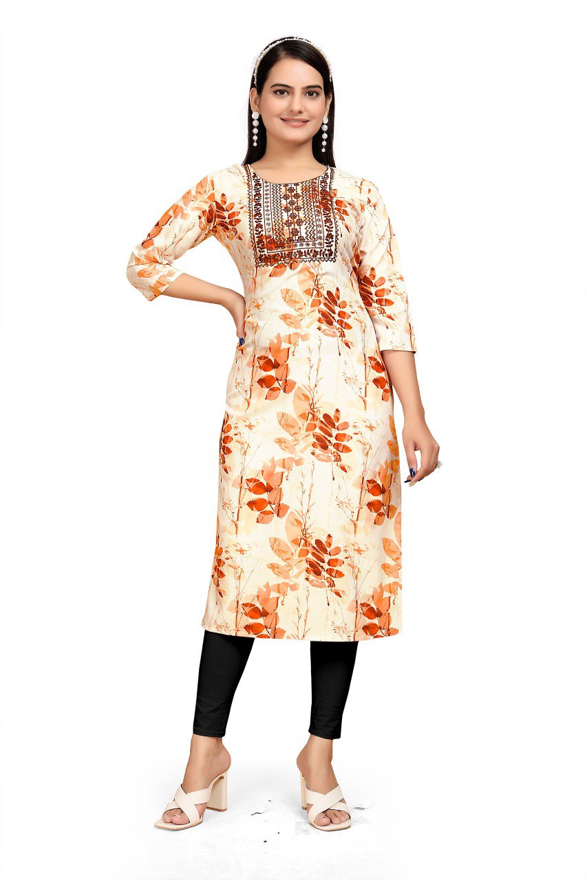 Most Beautiful White Kurti With Pant