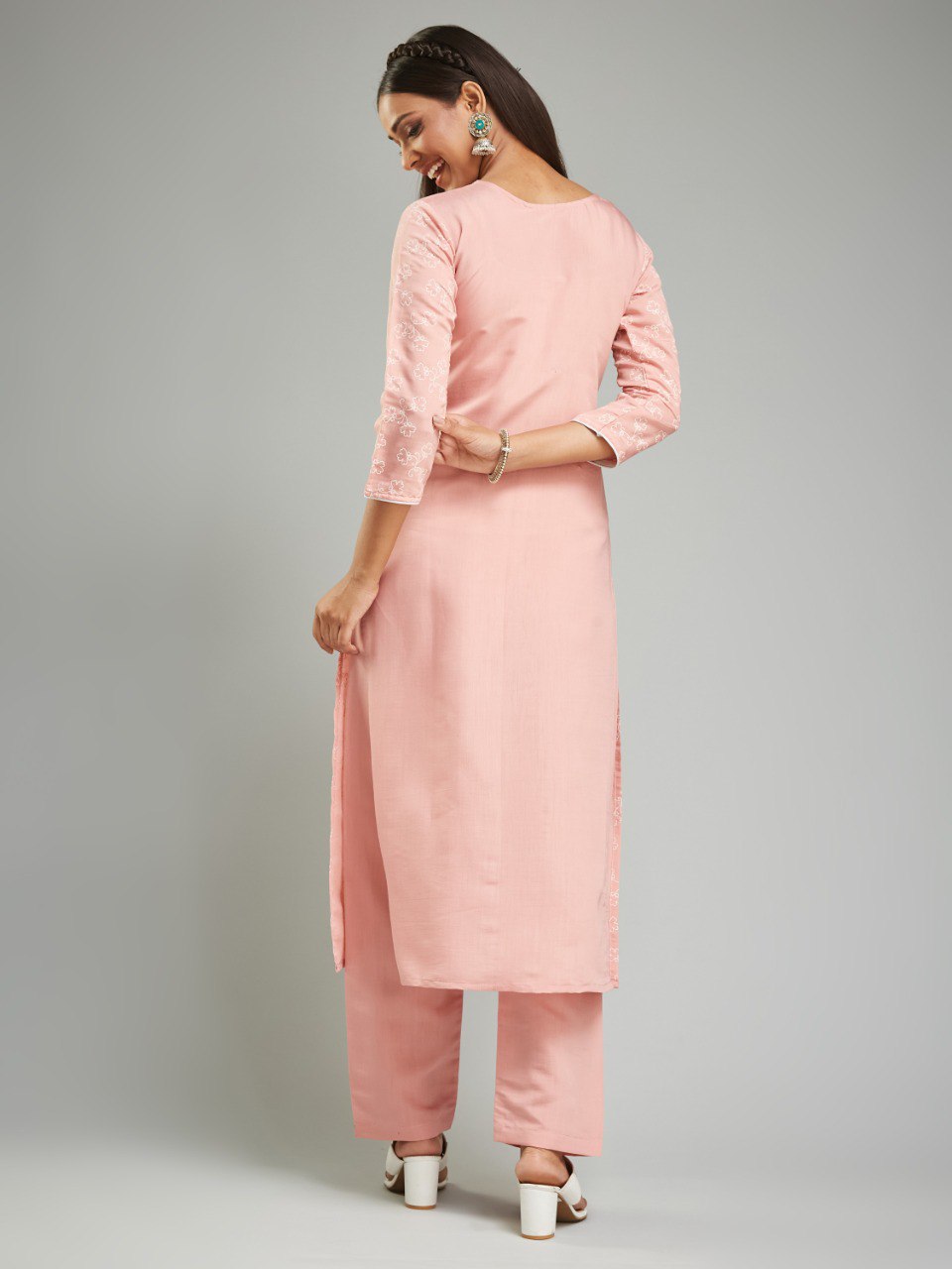 Most Beautiful Designer Kurta Suit Set On Heavy Viscose Fabric With Inner - Sareelystore